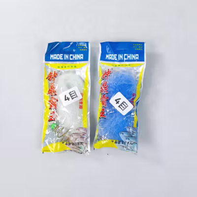BOM NET Jaring Pancing Umpan Ikan Fishing Net Trap Cage Tackle Size 4 - 3918 - No Color — gambar 5