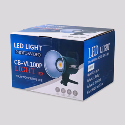 Kefengte Lampu Studio Video Photography Light 2in1 Color 400W - CB-VL100P - Black — gambar 5
