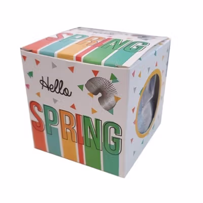 Hello Metal Slinky Spring Per Mainan Anti Stress - YT2018 - Silver — gambar 5