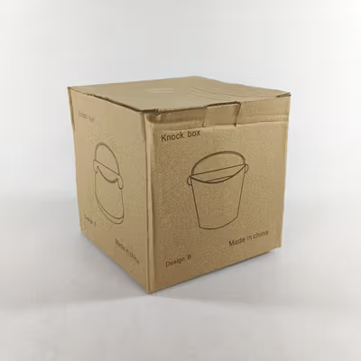 One Two Cups Wadah Ampas Kopi Espresso Knock Box Container Model B - EA026 - Black — gambar 5