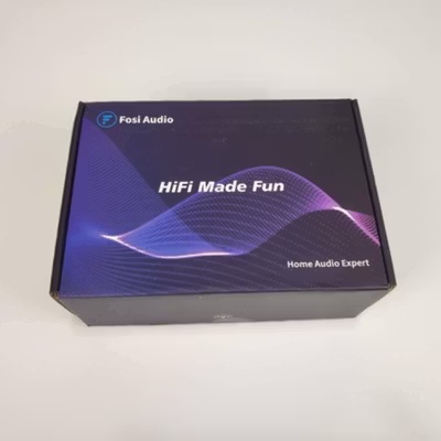Fosi Audio Preamplifier Bluetooth Phonograph 5654 with Vacuum Tube - Box X3 - Black — gambar 5