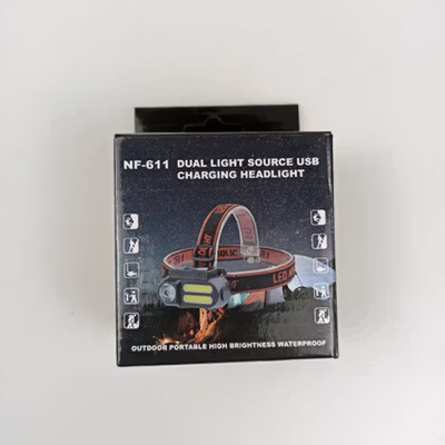 LELITEN Senter Kepala Headlamp LED Waterproof 1200 Lumens - NF-611 - Black — gambar 5