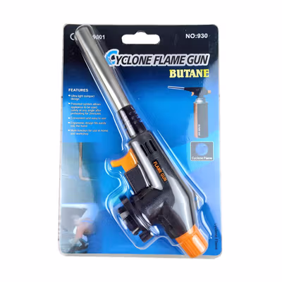 CYCLONE Kepala Gas Butane Cyclone Flame Torch Jet Fire Gun - 930 - Black — gambar 5