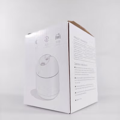 Lescolton Air Humidifier Mini Ultrasonic Diffuser Night Light 250ml - HM25 - White — gambar 5