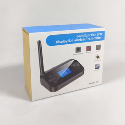 VIKEFON 2in1 Audio Bluetooth 5.4 Receiver Transmitter Wireless 10M - C41 - Black — gambar 5