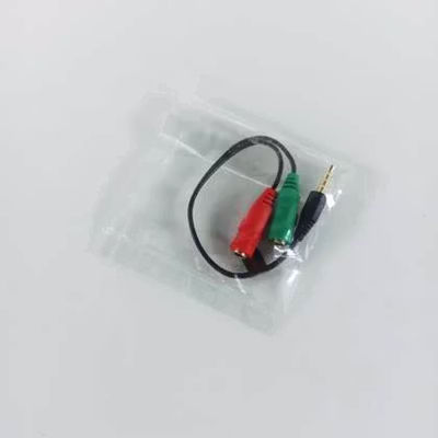 TaffSTUDIO Splitter Audio Cable 3.5mm Male to 3.5mm HiFi Mic Headphone - AV123 - Black — gambar 5