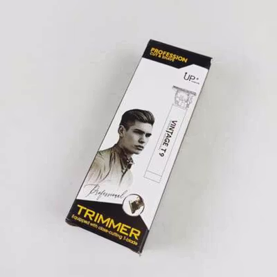 VINTAGE Alat Cukur Rambut Elektrik Hair Trimmer LCD USB with 4 Comb - T9 - Black Gold — gambar 5