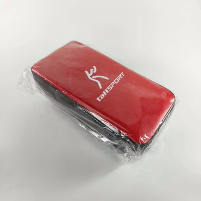 TaffSPORT Kicking Pad Sanda Muay Thai Taekwondo Arm Straight Baffle - J-421 - Red/Black — gambar 5