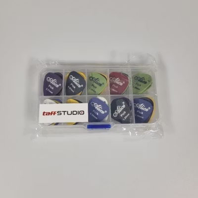 TaffSTUDIO Pick Gitar Akustik Electric Plectrum Assorted 50 PCS - A011A - Multi-Color — gambar 5