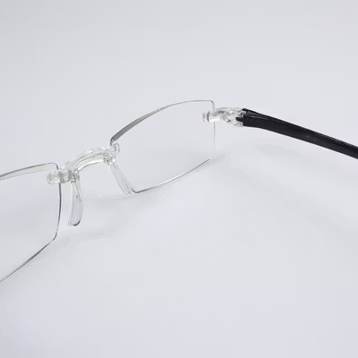 BELMON Kacamata Baca Frameless Anti Blue Light Reading Plus 1 - 641 - Black Gold — gambar 5