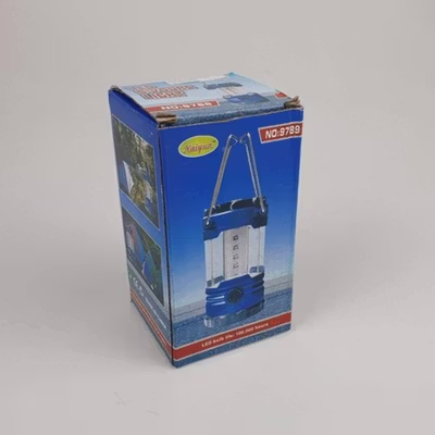 Kaiyun Lampu Camping Tenda 2in1 Waterproof Lantern 12 LED - 9789 - Blue — gambar 5