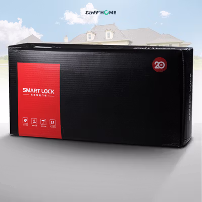 TaffHOME Smart Door Lock Fingerprint Password Card Alarm - XR25 - Black — gambar 5