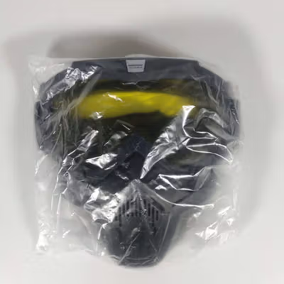 TaffSPORT BOLLFO Kacamata Goggles Mask Motor Retro Windproof - MT-04 - Black/Yellow — gambar 5