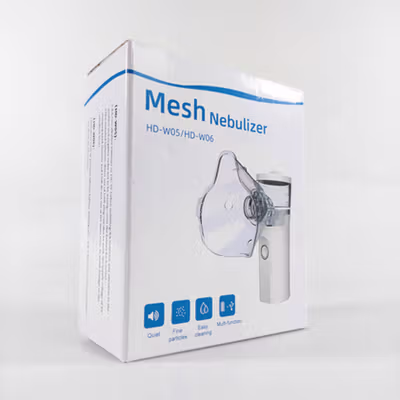 COLEBY Alat Terapi Pernapasan Mesh Nebulizer Inhaler Atomizer - TZ-W08 - White — gambar 5