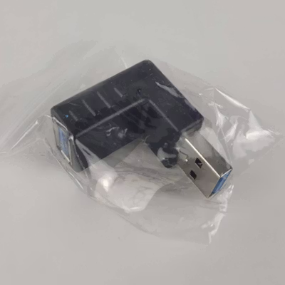 FBESTY19 Konverter L Shape USB 3.0 Type A Male ke A Female Upward - 221012 - Black — gambar 5