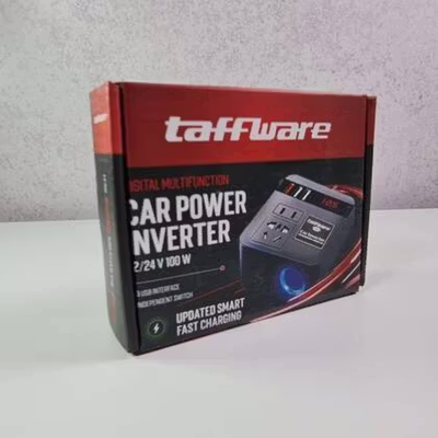 Taffware Power Inverter Mobil DC to DC 12/24V to 110/220V 100W - EA851 - Black — gambar 5