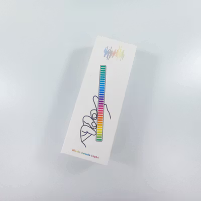 FUNY Lampu LED RGB Bar Strip Sound Rhythm Light USB 32 LED - L022 - Black — gambar 5
