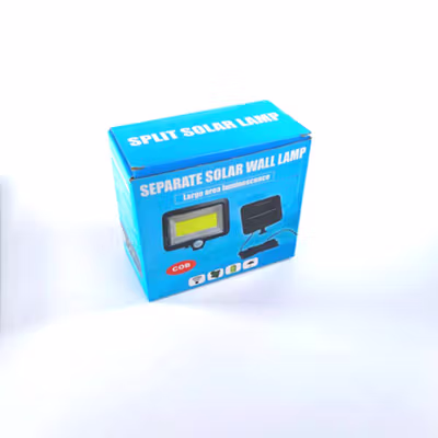 YuYi Lampu Hias Dinding Outdoor Solar Panel PIR IP65 Cool White 0.55W - SMT-F100 - Black — gambar 5