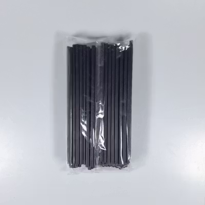 Alloet Sedotan Kertas Steril Paper Straw Eco Friendly 6x197mm 100 PCS - AL-19 - Black — gambar 5
