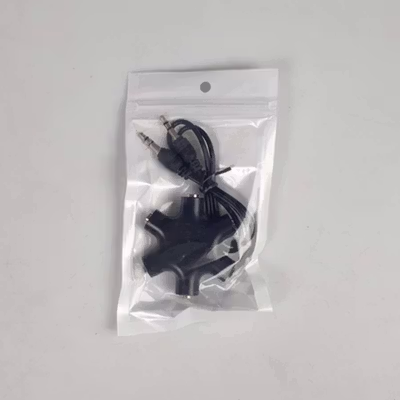 ALLOYSEED Splitter 6 Way Port Male to 5 Female Audio Earphone 3.5mm - JLT108 - Black — gambar 5