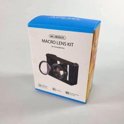 APEXEL Lensa Kamera HP Smartphone Macro Lens Clip 10X CPL Filter - APL-HB100CPL - Black — gambar 5
