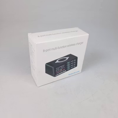 ASOMETECH Charging Station USB Dock QC3.0 Wireless Charge 8 Port 100W - WLX-X9 - Black — gambar 5