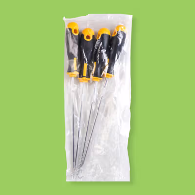 FERAN Obeng Cungkil Pelepas Seal Roller Karet Gear Mesin 4 PCS - FR-9893 - Black — gambar 5