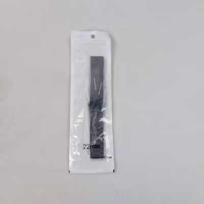 Stainless Steel Strap Watch Band 3 Pointer 22mm for Samsung Gear S3 - SS3 - Black — gambar 5