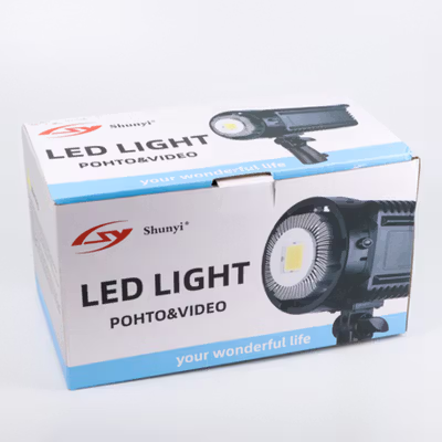 Shunyi Lampu Kamera Foto Video Studio LED Cool White - KY-BK1120 - Black — gambar 5