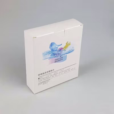 Hourong Kain Anti Luntur Mesin Cuci Laundry Color Absorption 24 PCS - B0811 - White — gambar 5