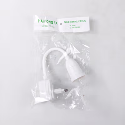 TaffLED Fitting Lampu Bohlam LED EU Plug 220V 25A E27 with Switch - HF-666 - White — gambar 5