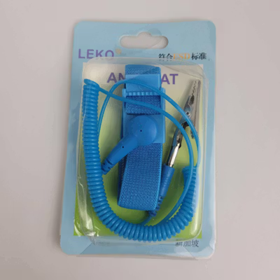 LEKO Anti Static Wrist Strap Tali Anti Listrik Statis 1M - ESD - Blue — gambar 5