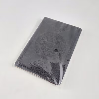 Buku Catatan Jurnal Notebook Leather Cover Vintage Pattern - WH-1564 - Black — gambar 5
