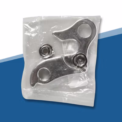 TaffSPORT Kait Gantungan Derailleur Belakang Sepeda Tail Hook MTB Bike - LUG001 - Silver — gambar 5