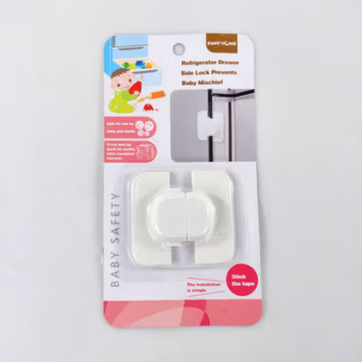TaffHOME Safety Lock Pintu Kulkas Pengunci Tambahan Serbaguna - S1843 - White — gambar 5