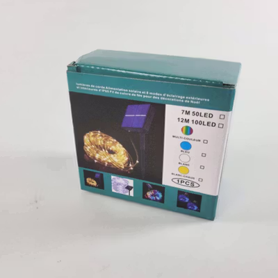 TaffLED Lampu Hias String Light Tumblr Outdoor Solar IP65100 LED 12M - LISM-10 - Warm White — gambar 5