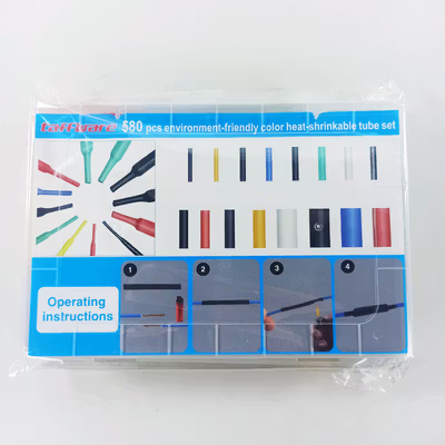 Taffware Selongsong Pelapis Kabel Insulasi Heat Shrink Tube 580 PCS - E001-M011 - Multi-Color — gambar 5