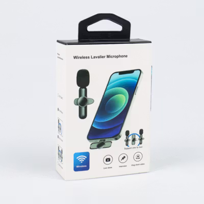 TaffSTUDIO Wireless Lavalier Lapel Microphone Vlogger Lightning 2.4GHz - HA85 - Black — gambar 5