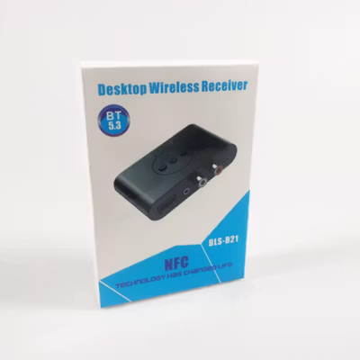 TaffSTUDIO Audio Bluetooth 5.3 Receiver Adapter NFC 3.5mm - BLS-B21 - Black — gambar 5