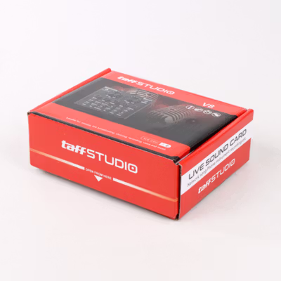 TaffSTUDIO Bluetooth Audio USB External Sound Card Live Broadcast - V8 - Black — gambar 5