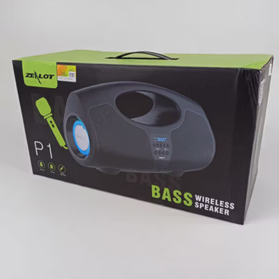 ZEALOT Bluetooth 5.0 Speaker Portable Powerful Boombox 40W - P1 - Black — gambar 5