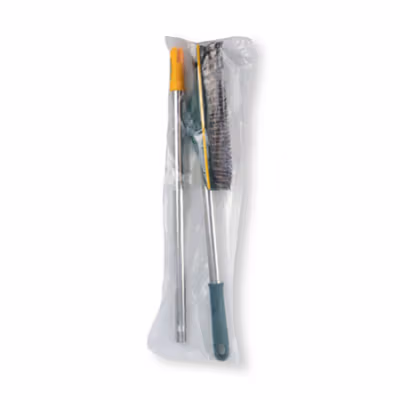 TaffHOME Sapu Sikat Pembersih 3 in 1 Cleaning Brush Broom Wiper Mop - UR378 - Green/Yellow — gambar 5