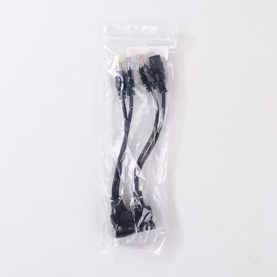 Passive PoE Power Over Ethernet Cable with Male Female Power Plug - D1350 - Black — gambar 5