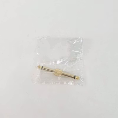 Keytars Jack Audio Adaptor Efek Gitar 6.35mm 1/4 Stereo - TC069 - Golden — gambar 5