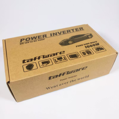 Taffware Power Inverter Mobil Pure Sine Wave DC 12V to AC 220V 1000W - NBQ1000W - Black — gambar 5