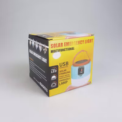 Yifanao Lampu Camping Tenda Gantung Solar Panel Waterproof IPX6 280W - G13 - Black — gambar 5