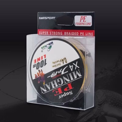 TaffSPORT MINGHAN Senar Benang Tali Pancing Super PE Braided Line 100M 0.4 - X4 - No Color — gambar 5
