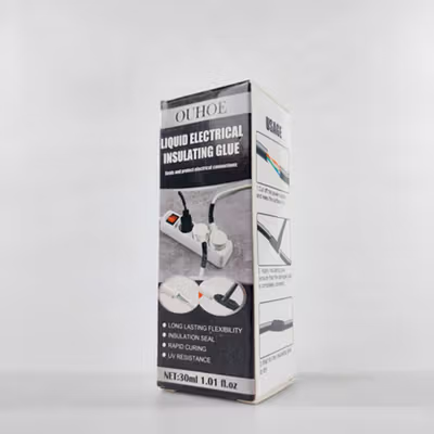 OUHOE Liquid Insulating Electrical Tape Pasta Insulasi Kabel 30ml - O30 - Black — gambar 5
