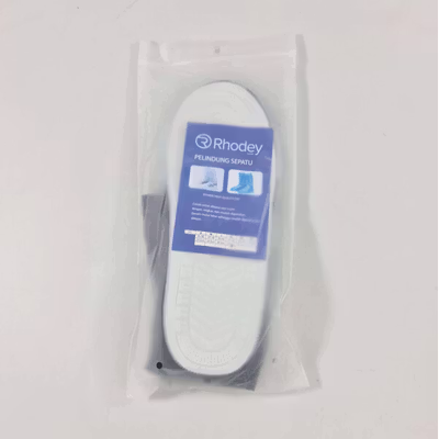Rhodey Pelindung Sepatu Anti Hujan Reusable Rain Boot Cover XL - JY-819A - Black — gambar 5