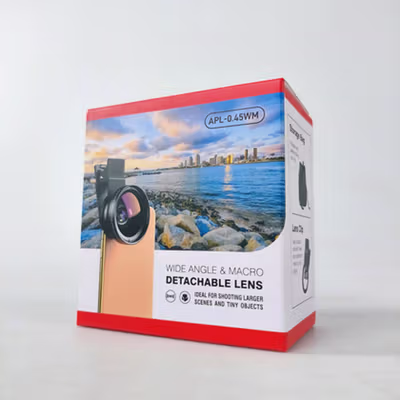 APEXEL Lensa Kamera Smartphone 2 in 1 Macro 12.5X Wide Angle 0.45X - APL-0.45WM - Black — gambar 5